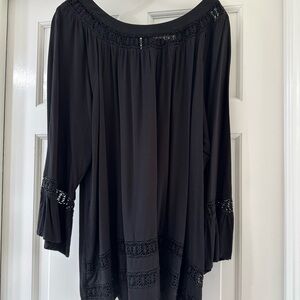 Honey Punch women’s black blouse size 2X